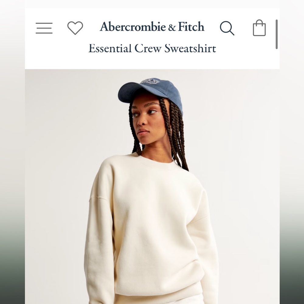 Abercrombie And Fitch Soft A&F Crewneck Sweater - image 1